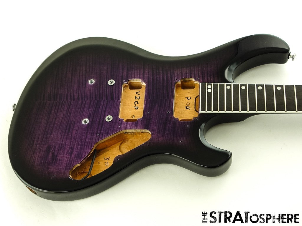 USED Gibson USA Victory Model BODY & NECK Mahogany American Dark Purple Burst