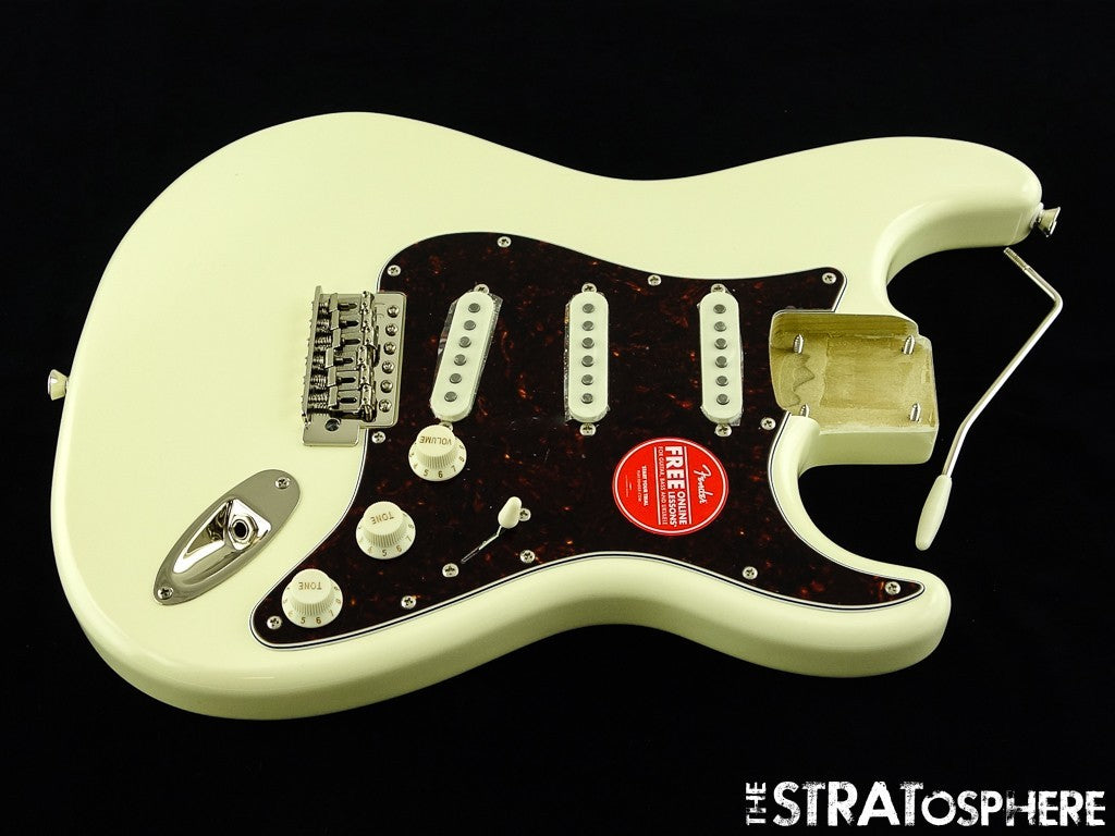 Fender Squier Classic Vibe 70s Strat LOADED BODY, 1970s Olympic White