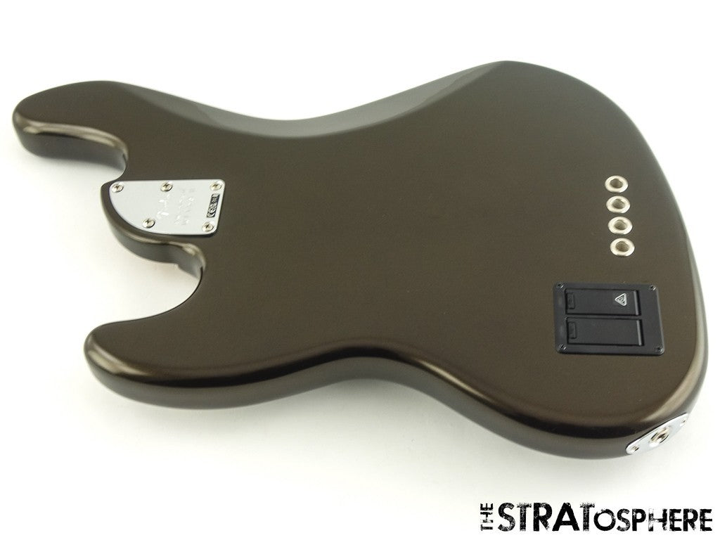 Fender American Ultra II Jazz J Bass LOADED BODY Mini-Toggle S-1 Texas Tea.