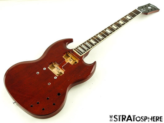 USED Gibson USA SG Standard Model BODY + NECK, Mahogany, Nitro Heritage Cherry