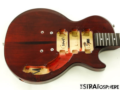USED Gibson USA Les Paul Music City Special BODY & NECK Wine Red