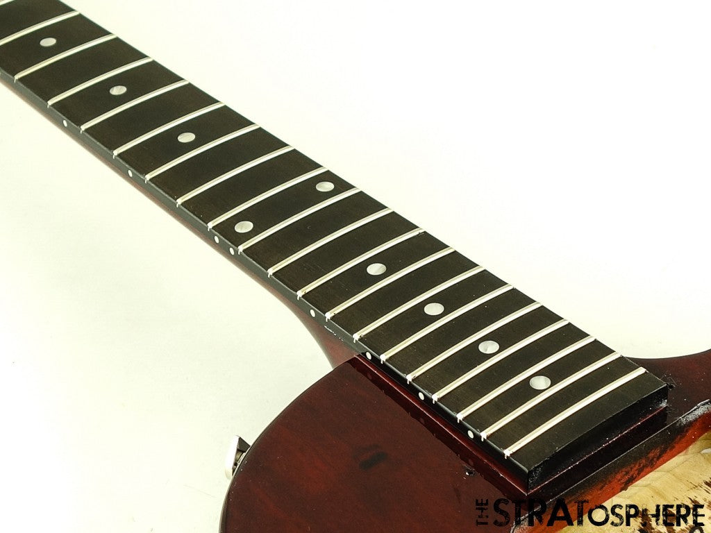 USED Gibson USA Les Paul Music City Special BODY & NECK Wine Red