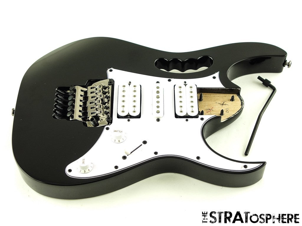 Ibanez JEMJR Steve Vai LOADED BODY, Guitar Locking Monkey Grip Black