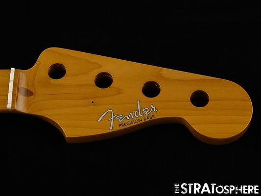 USED 2021 Fender Vintera 50s Precision P BASS NECK Vintage ''C'' Roasted Maple