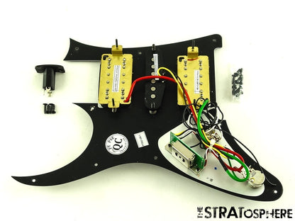 Ibanez RG450QMB HSH LOADED PICKGUARD, Quantum Guitar Parts Alnico Black