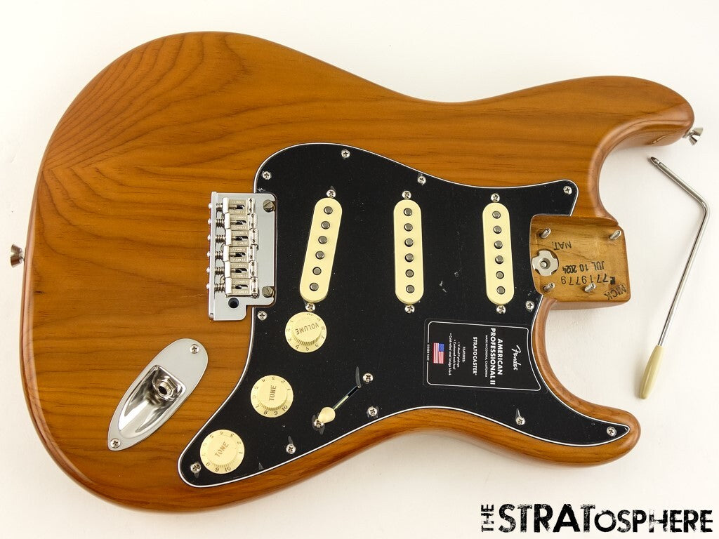Fender American Professional II Stratocaster, LOADED BODY, Strat Roasted Pine