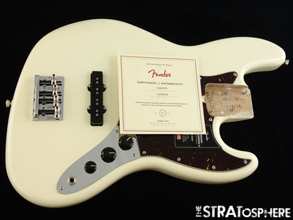 Fender American Professional II Jazz J Bass, LOADED BODY OWT Olympic White..