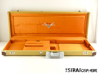 USA Fender CUSTOM SHOP Strat Tele Tweed G&G HARDSHELL CASE 58 Strat TCP
