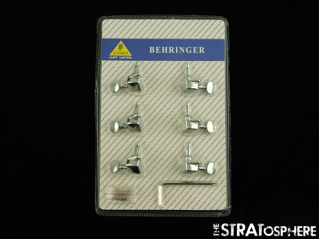 NOS Behringer Vintage TUNERS, Tuning Pegs Guitar Parts Chrome