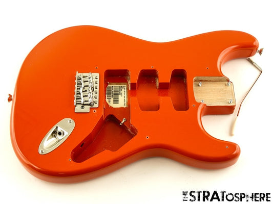 Fender Squier Classic Vibe 50s Strat BODY +HARDWARE Stratocaster Fiesta Red.
