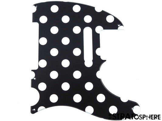 *NEW Telecaster PICKGUARD for Fender USA Vintage Tele 5 Hole Polka Dot Print