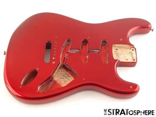 Fender Custom Shop 70th Annie Stratocaster NOS BODY Strat Candy Apple Red.