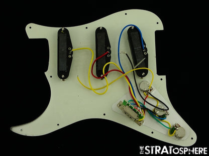 USED Fender Squier Strat LOADED PICKGUARD Guitar Parts Pearloid
