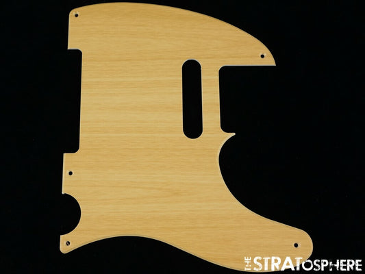 *NEW Telecaster PICKGUARD for Fender USA Vintage Tele 5 Hole Maple Print