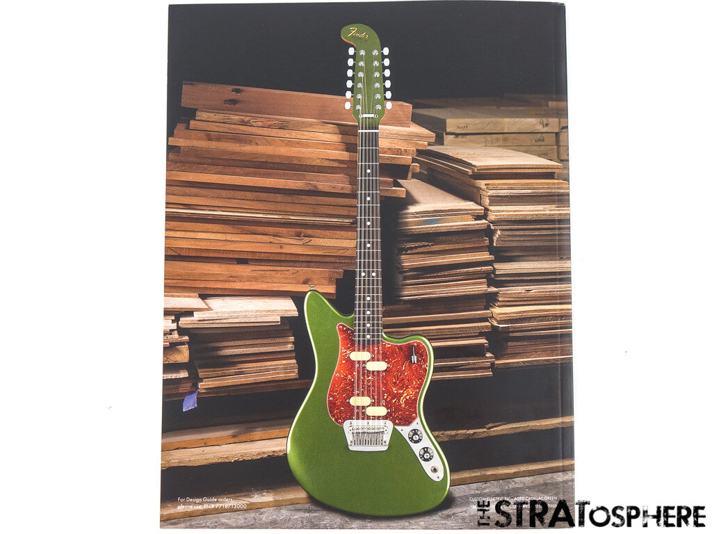Fender 2020 Custom Shop Guitar Design Guide CATALOG Strat Tele Bass