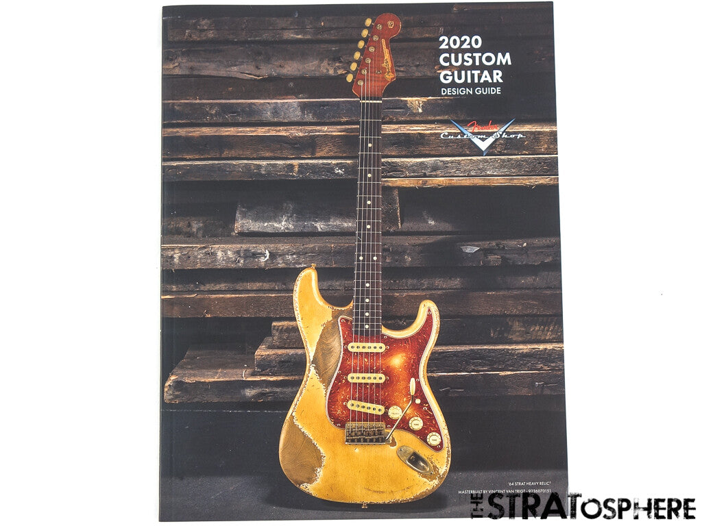 Fender 2020 Custom Shop Guitar Design Guide CATALOG Strat Tele Bass