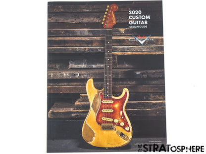 Fender 2020 Custom Shop Guitar Design Guide CATALOG Strat Tele Bass