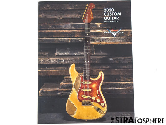 Fender 2020 Custom Shop Guitar Design Guide CATALOG Strat Tele Bass