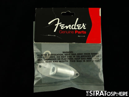 NOS Fender USA Output Jack Plate Stratocaster Strat Parts Chrome