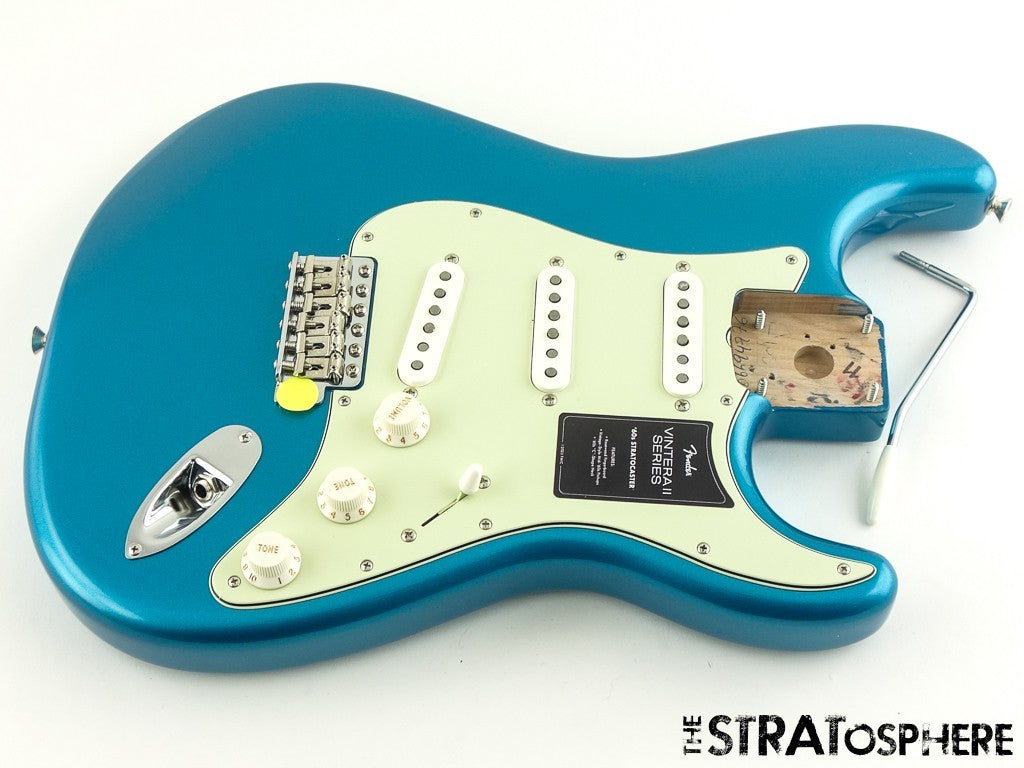 Fender Vintera II 60s RI Stratocaster Strat LOADED BODY 1960s Lake Placid Blue..