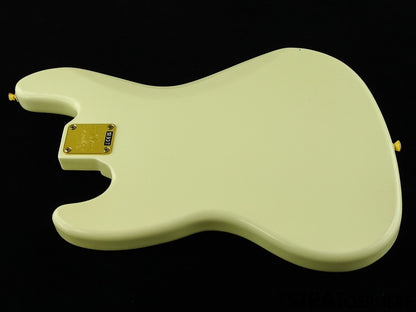 USED Fender Squier 40th Anniv. Jazz J Bass BODY & HARDWARE Olympic White