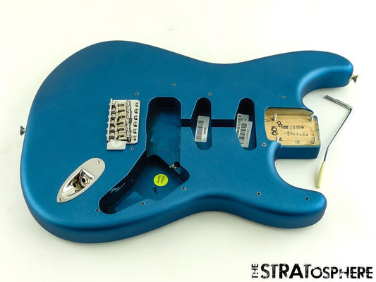American Performer Fender Strat BODY + HARDWARE Satin Lake Placid Blue $40 OFF