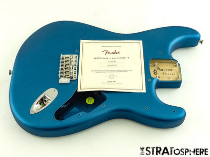 American Performer Fender Strat BODY + HARDWARE Satin Lake Placid Blue $40 OFF