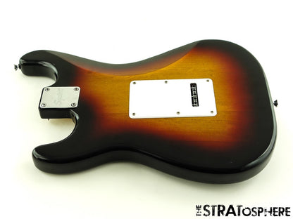 USED Fender Squier Affinity Series Stratocaster Strat BODY & HARDWARE 3TS