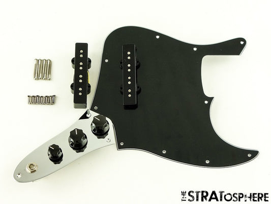 USED 2021 Fender Player Plus Top Jazz Bass LOADED PICKGUARD Pickups Black