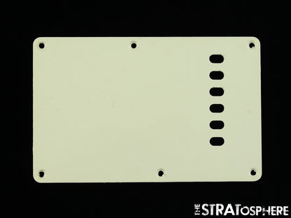 USED Strat Back Plate LOT OF (6) USED Misc. Rear TREMOLO COVERS