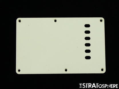 USED Strat Back Plate LOT OF (6) USED Misc. Rear TREMOLO COVERS