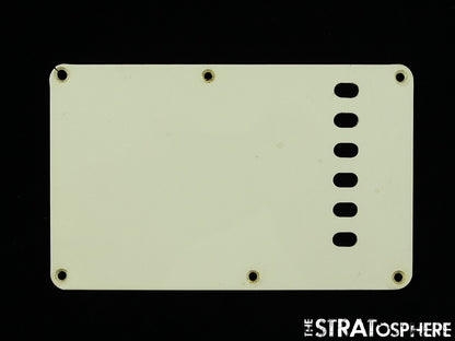 USED Strat Back Plate LOT OF (6) USED Misc. Rear TREMOLO COVERS