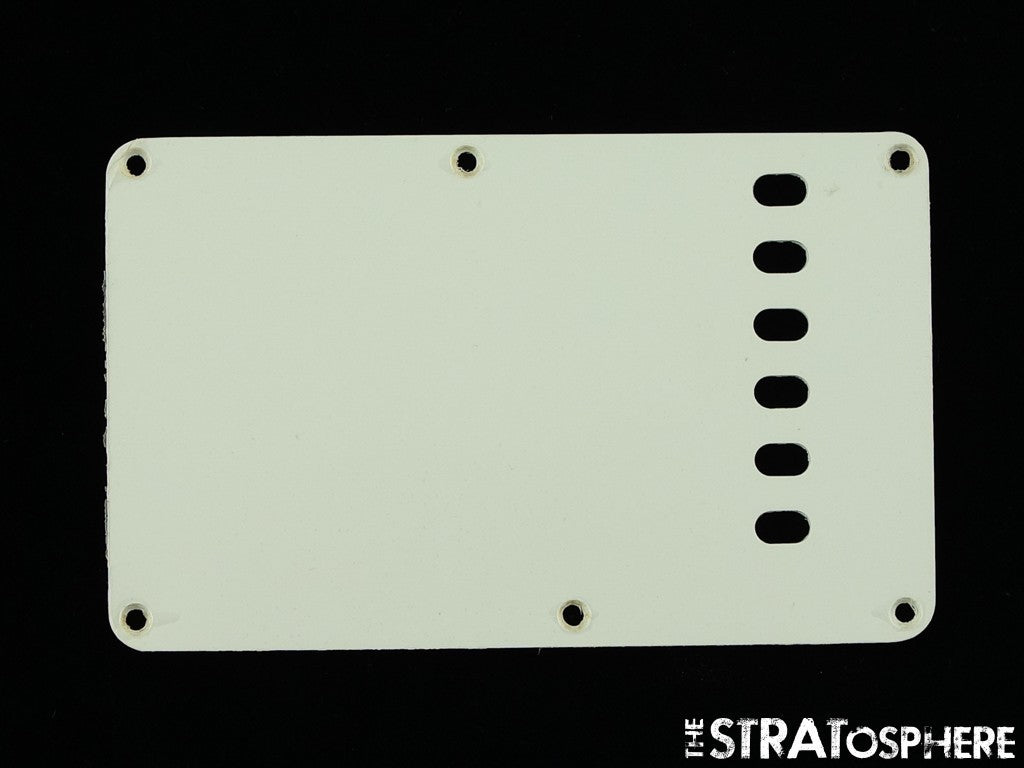 USED Strat Back Plate LOT OF (6) USED Misc. Rear TREMOLO COVERS