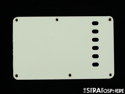USED Strat Back Plate LOT OF (6) USED Misc. Rear TREMOLO COVERS