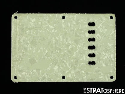 USED Strat Back Plate LOT OF (6) USED Misc. Rear TREMOLO COVERS