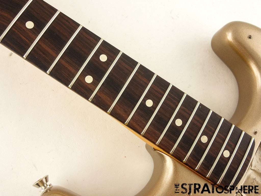 Fender DE American Professional II Strat BODY + NECK Rosewood Firemist Gold.