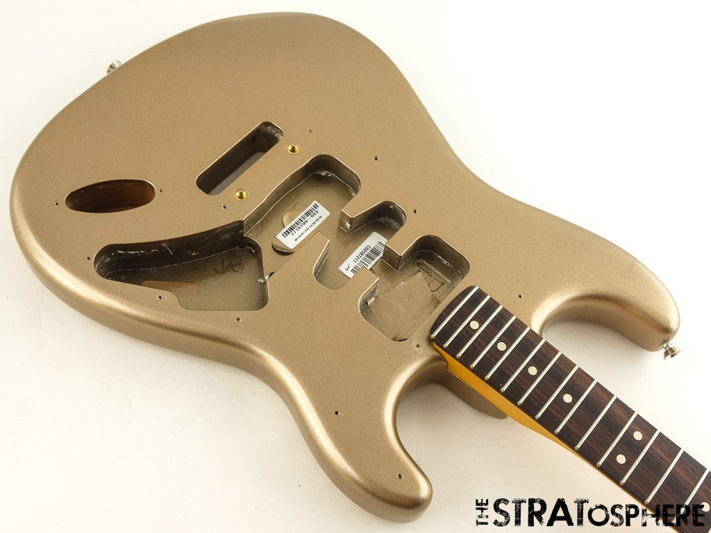 Fender DE American Professional II Strat BODY + NECK Rosewood Firemist Gold.