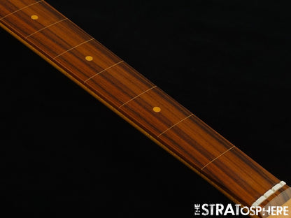 USA Fender Jaco Pastorius Fretless Jazz BASS NECK w/ TUNERS, American Pau Ferro.
