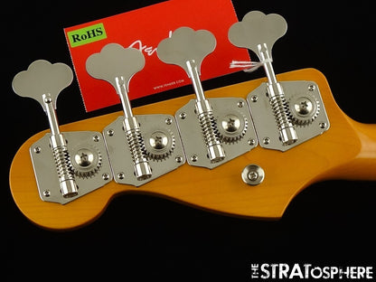 USA Fender Jaco Pastorius Fretless Jazz BASS NECK w/ TUNERS, American Pau Ferro.