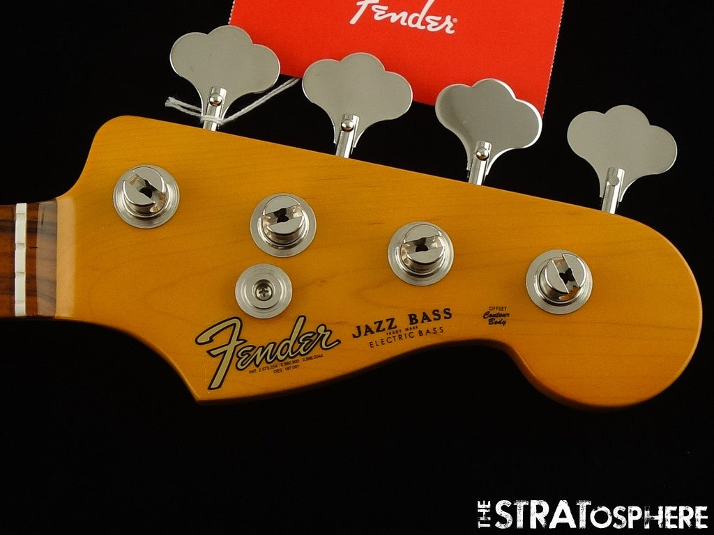 USA Fender Jaco Pastorius Fretless Jazz BASS NECK w/ TUNERS, American Pau Ferro.