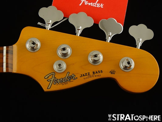 USA Fender Jaco Pastorius Fretless Jazz BASS NECK w/ TUNERS, American Pau Ferro.