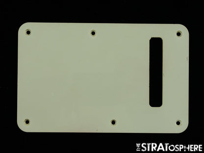 USED Strat Back Plate LOT OF (6) USED Misc Rear 6 TREMOLO COVERS