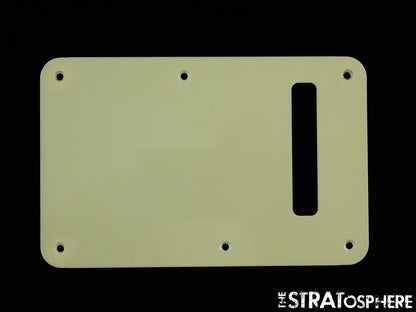 USED Strat Back Plate LOT OF (6) USED Misc Rear 6 TREMOLO COVERS