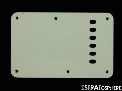 USED Strat Back Plate LOT OF (6) USED Misc Rear 6 TREMOLO COVERS