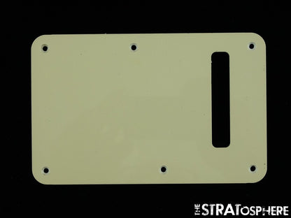 USED Strat Back Plate LOT OF (6) USED Misc Rear 6 TREMOLO COVERS
