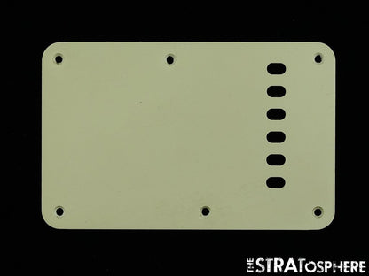 USED Strat Back Plate LOT OF (6) USED Misc Rear 6 TREMOLO COVERS