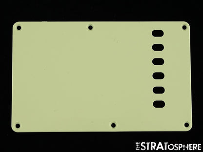 USED Strat Back Plate LOT OF (6) Misc Rear 6 TREMOLO COVERS.