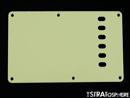 USED Strat Back Plate LOT OF (6) Misc Rear 6 TREMOLO COVERS.