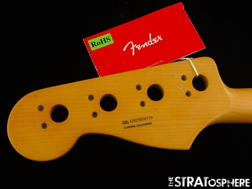 Fender American Ultra II Jazz BASS NECK, USA, Bass Guitar Modern D Shape Ebony.