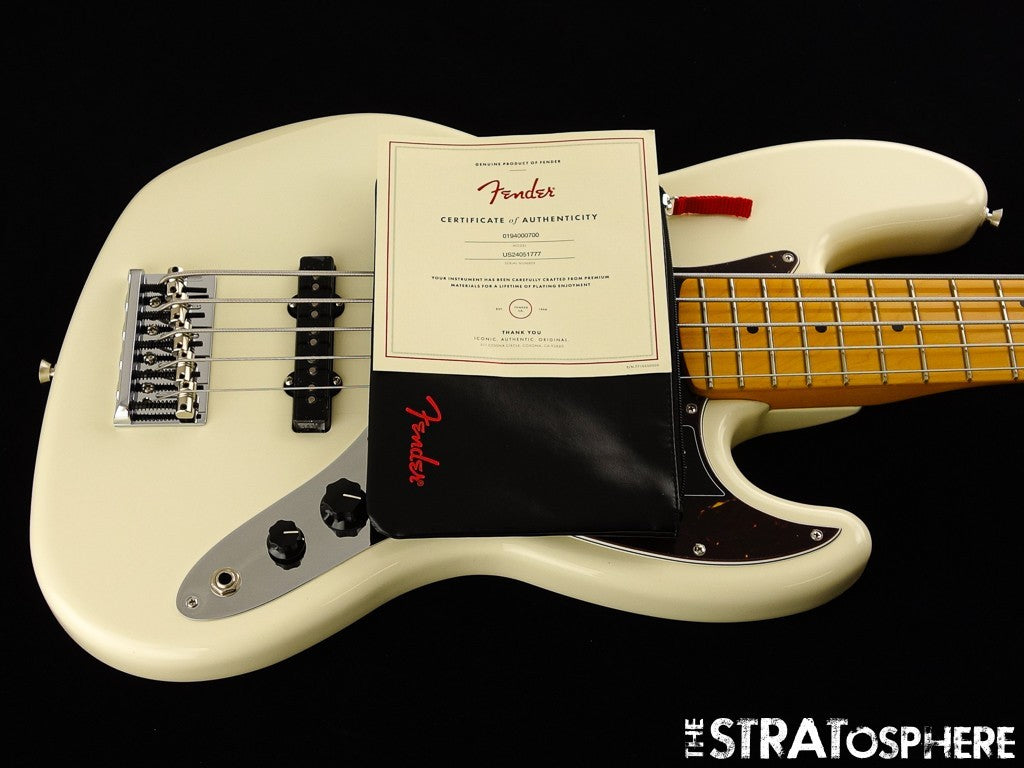 *CUSTOM BUILD* FENDER PROFESSIONAL II V 5 STRING J & P BASS BODY &NECK COMPLETE